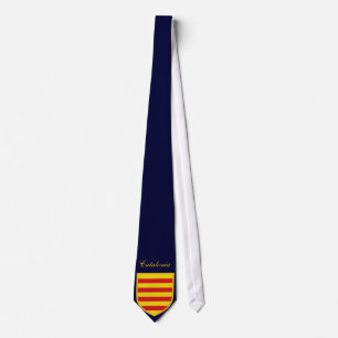 Gravata Bandeira bonita de Catalonia