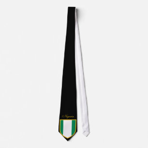 Gravata Bandeira bonita de Nigéria