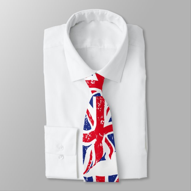 Gravata Bandeira Britânica (Amarrado)