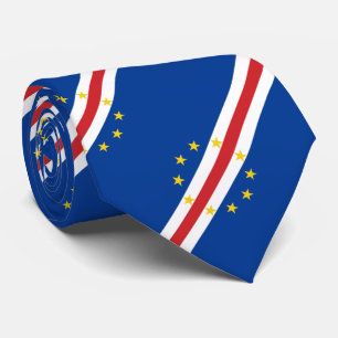 Gravata Bandeira Cabo Verde