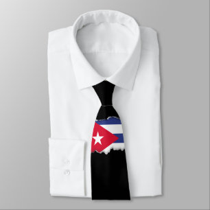 Gravata Bandeira Clássica de Cuba
