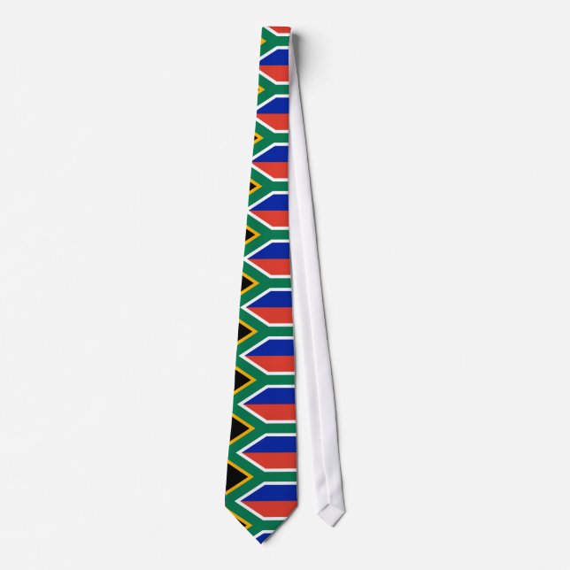 Gravata bandeira da áfrica do sul (Frente)