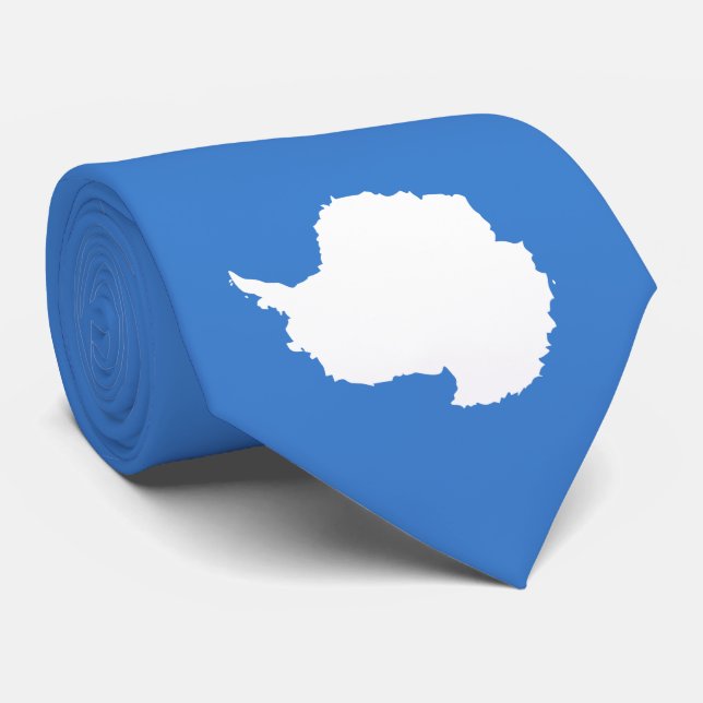Gravata Bandeira da Antártida proposta (por Graham Bartram (Rolled)