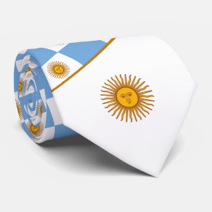Gravata Bandeira da Argentina
