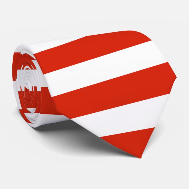 Gravata Bandeira da Áustria (Rolled)