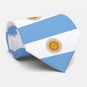 Gravata Bandeira da Bandera da Argentina