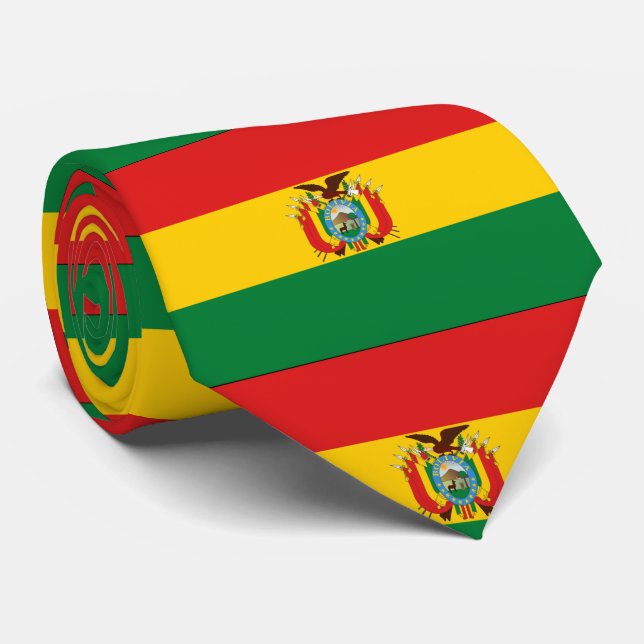 Gravata Bandeira da Bolívia (Rolled)