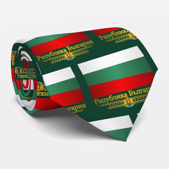 Gravata Bandeira da Bulgária (Rolled)