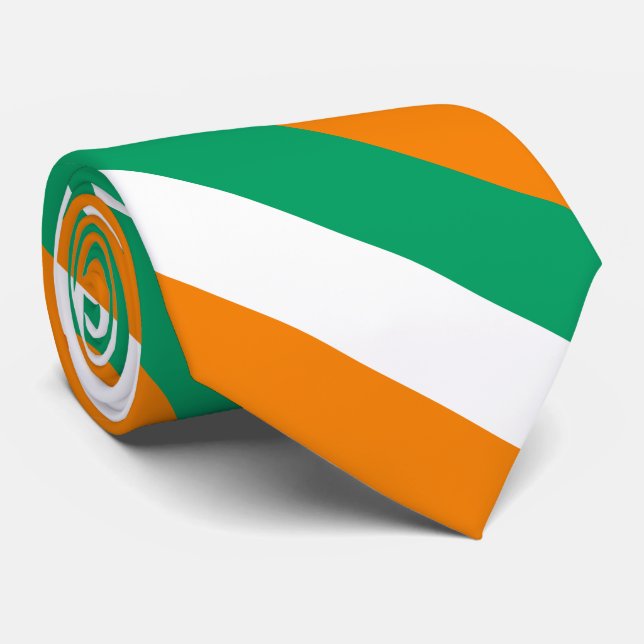 Gravata Bandeira da Costa do Marfim (Rolled)
