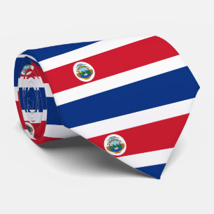 Gravata bandeira da Costa Rica