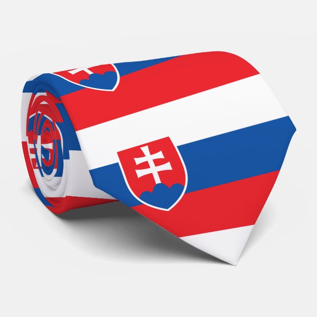 Gravata Bandeira da Eslováquia (Rolled)