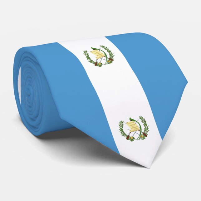 Gravata Bandeira da Guatemala (Rolled)
