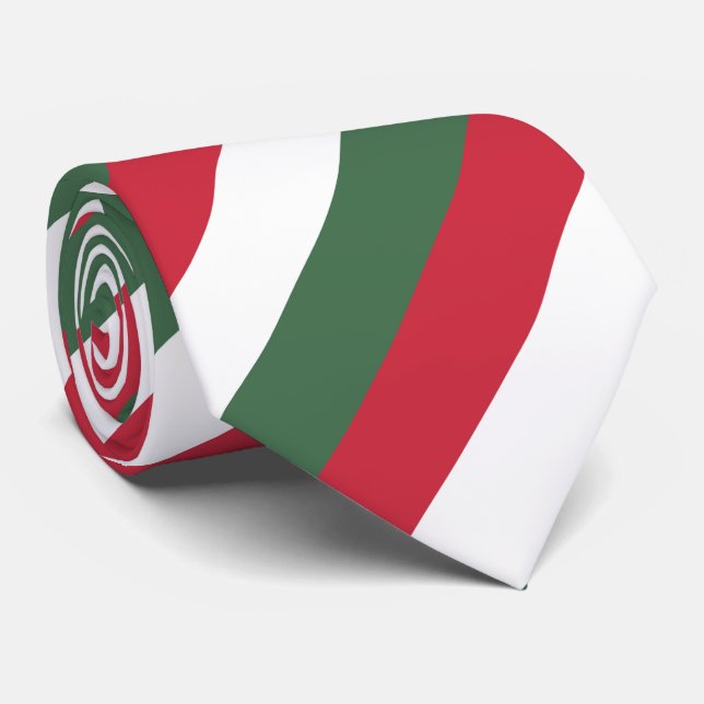 Gravata Bandeira da Hungria (Rolled)