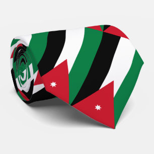 Gravata Bandeira da Jordânia