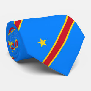 Gravata Bandeira da Kinshasa do Congo