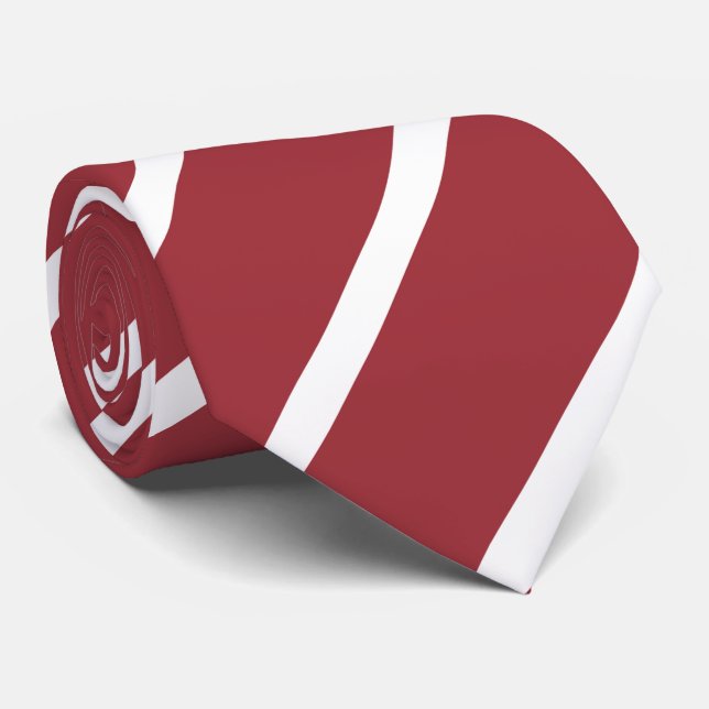 Gravata Bandeira da Letónia (Rolled)