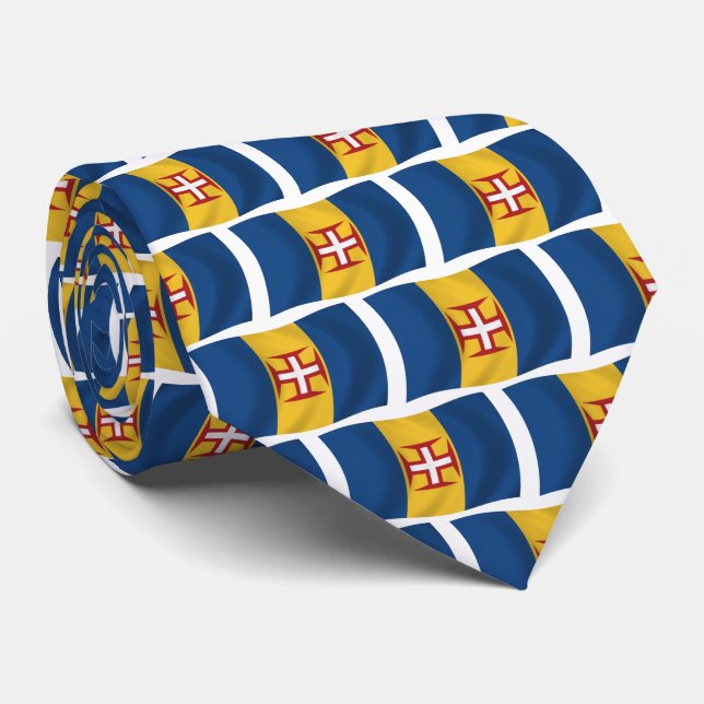 Gravata Bandeira da Madeira (Rolled)