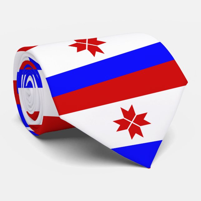 Gravata Bandeira da Mordóvia (Rolled)