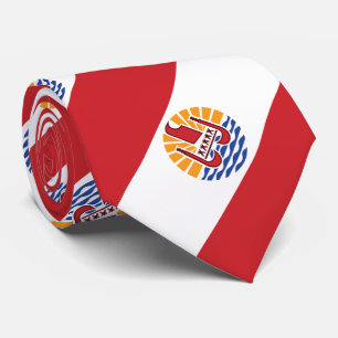Gravata Bandeira da Polinésia Francesa