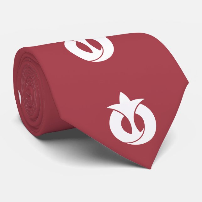 Gravata Bandeira da Prefeitura de Aichi, Japão (Rolled)