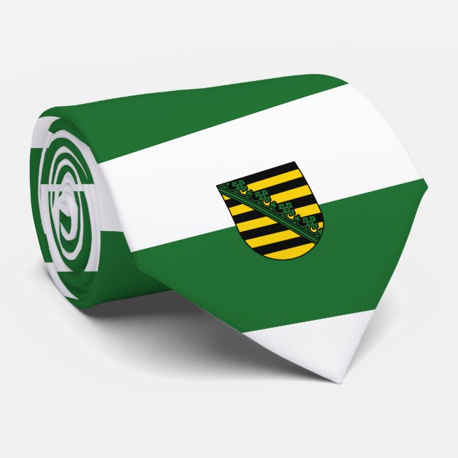 Gravata Bandeira da Saxónia (Rolled)