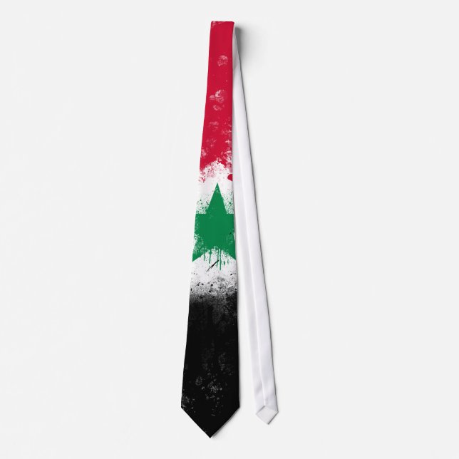 Gravata Bandeira da Síria (Frente)
