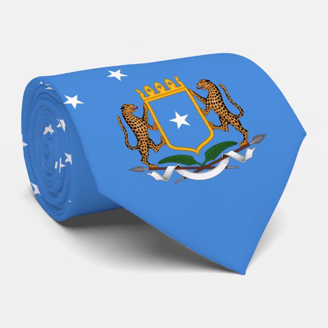 Gravata Bandeira da Somália e Casaco de armas, Bandeira da (Rolled)