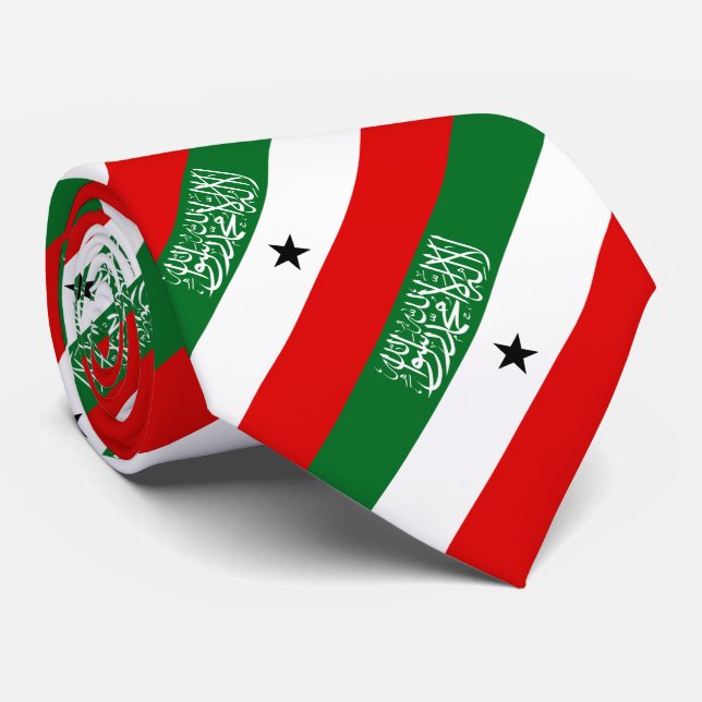 Gravata Bandeira da Somalilândia (Rolled)