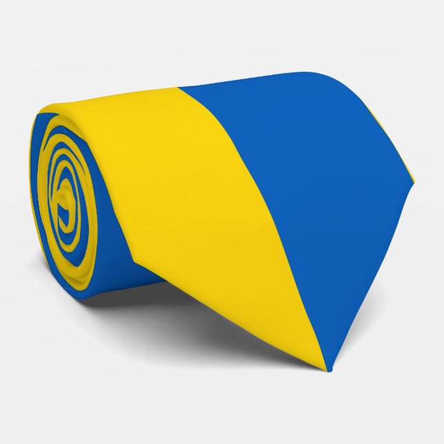 Gravata Bandeira da Ucrânia (Rolled)