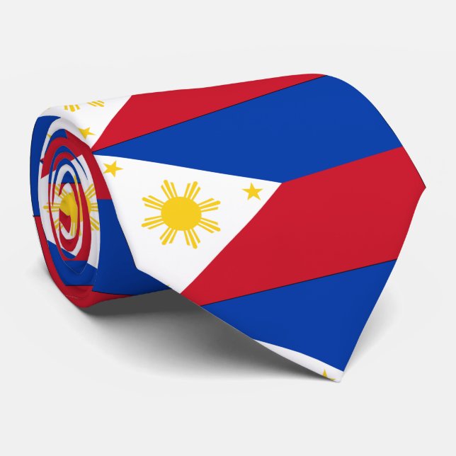Gravata Bandeira das Filipinas (Rolled)