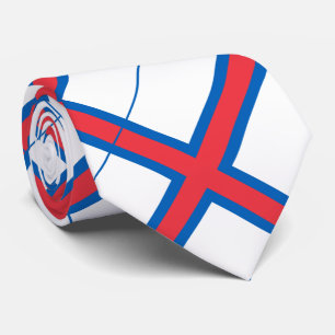Gravata Bandeira das Ilhas Faroé