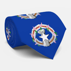Gravata Bandeira das Ilhas Marianas nortes