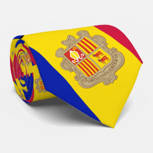 Gravata Bandeira de Andorra, Bandeira de Andorra