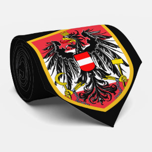 Gravata Bandeira de Áustria - braço de Österreich