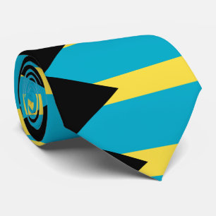 Gravata Bandeira de Bahamas