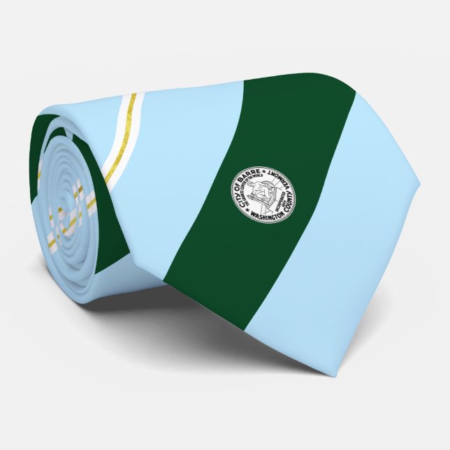 Gravata Bandeira de Barre (Vermont) (Rolled)