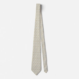 Gravata Bandeira de Chipre Honeycomb Tie