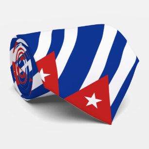 Gravata Bandeira de Cuba