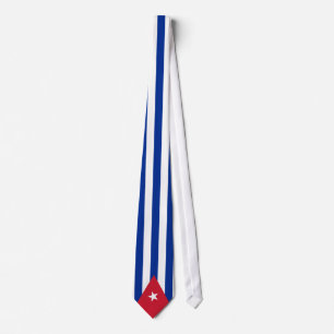 Gravata Bandeira de Cuba