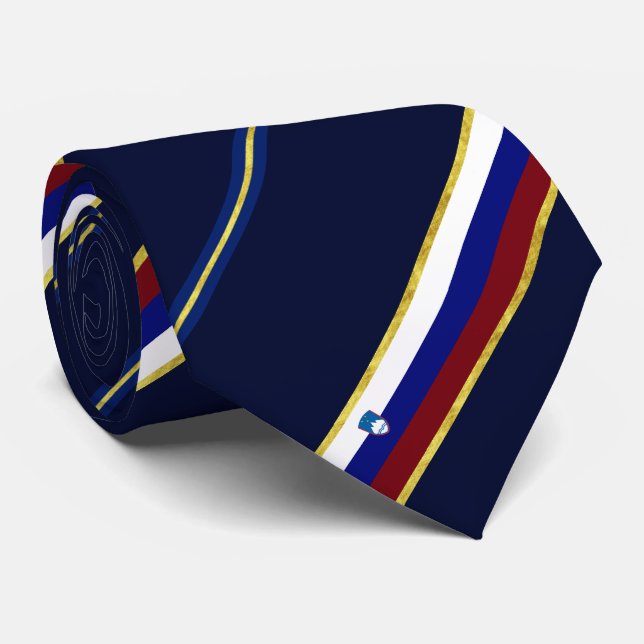 Gravata Bandeira de faixas eslovenas (Rolled)