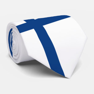 Gravata Bandeira de Finlandia