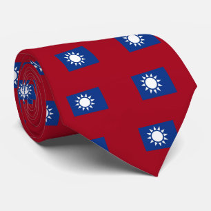 Gravata Bandeira de Formosa a República da China