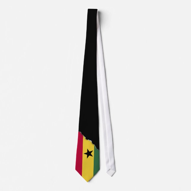 Gravata Bandeira de Ghana (Frente)