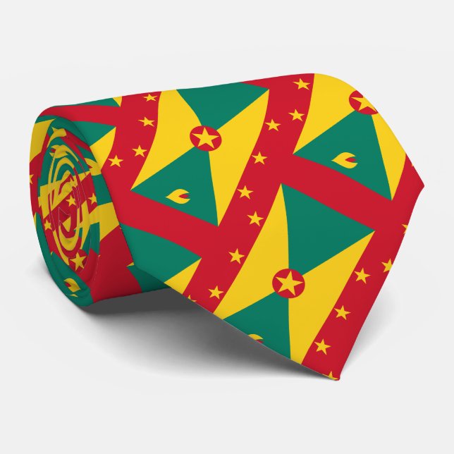 Gravata Bandeira de Granada (Rolled)