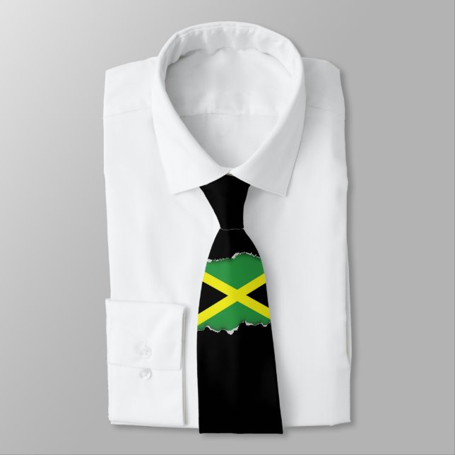 Gravata Bandeira de Jamaica (Amarrado)