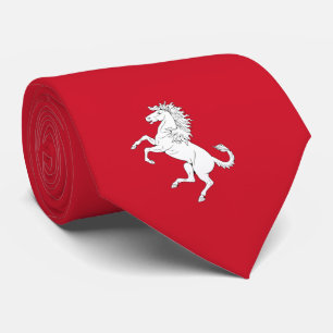 Gravata Bandeira de Kent (Cavalo Branco) (Condado de Ingla