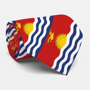 Gravata Bandeira de Kiribati