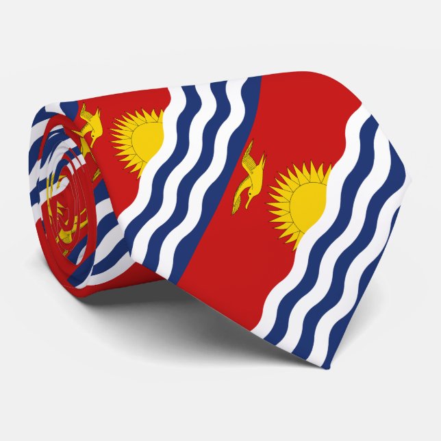 Gravata Bandeira de Kiribati (Rolled)