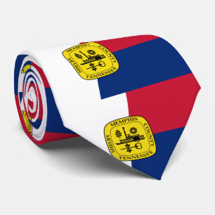 Gravata Bandeira de Memphis, Tennessee Tie