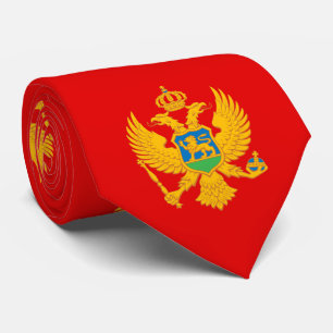 Gravata Bandeira de Montenegro